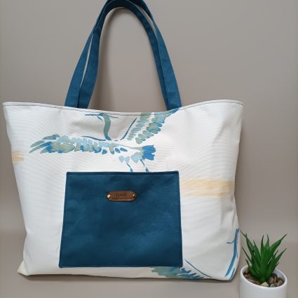 Grand sac cabas Aigrette